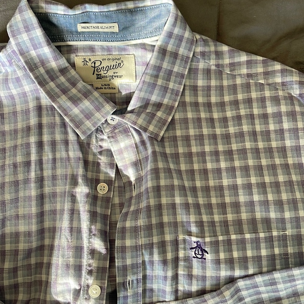 Penguin Heritage Slim Collared Shirt